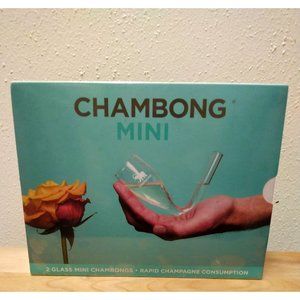 Chambong Mini Party Champagne Sparkling Wine Flutes, Gift, 2 Pcs 3oz